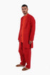 Embroidery long jacket on front and back with pockets